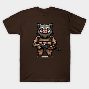 Tactical Wild Boar Adventure Tee: Unleash the Beast Within T-Shirt